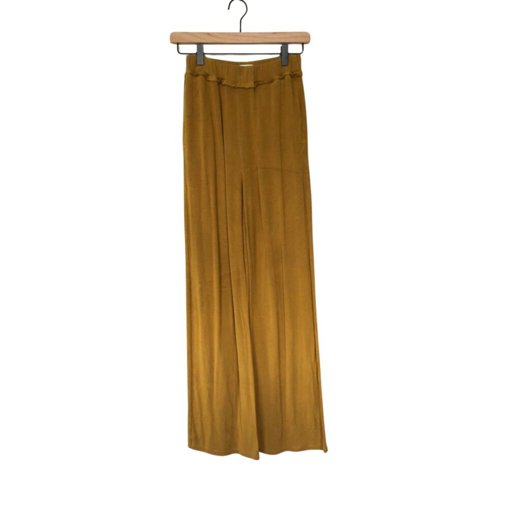 Antro paper Crane ribbed green high rise sweat pants small